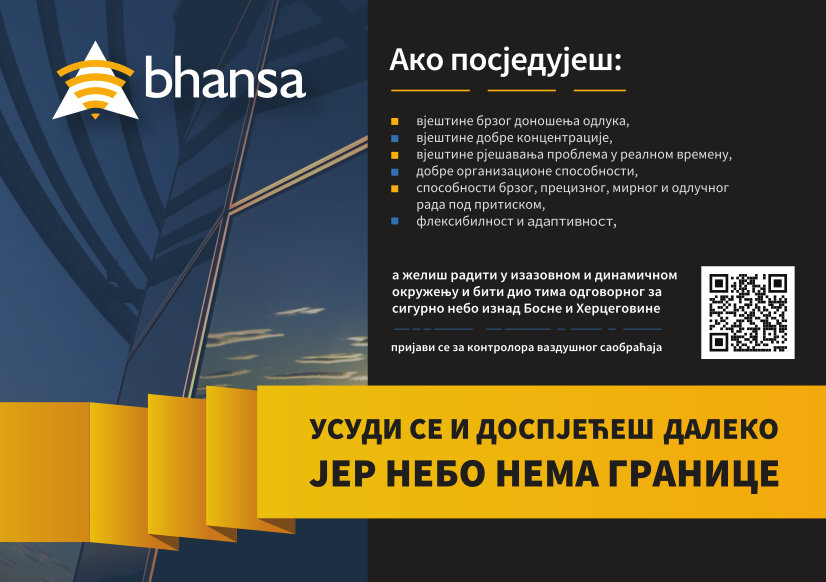 BHANSA - Агенција за пружање услуга у зрачној пловидби БиХ